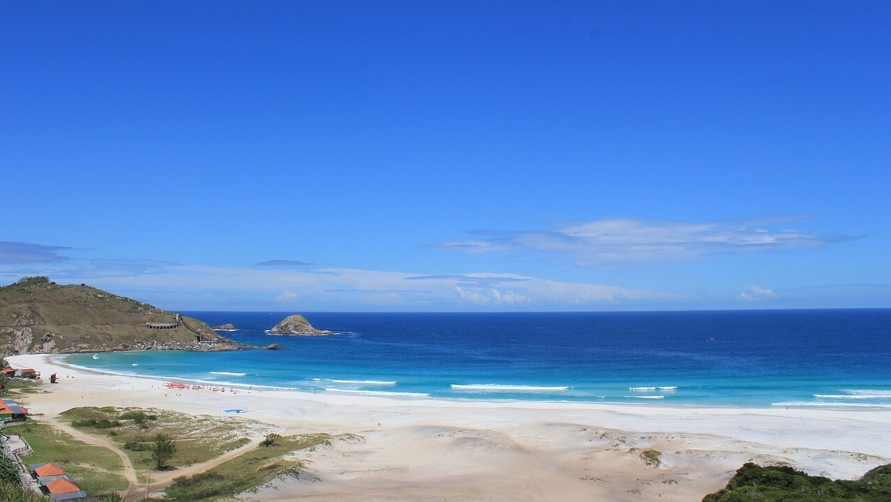 Vista da Praia Grande em Arraial do Cabo